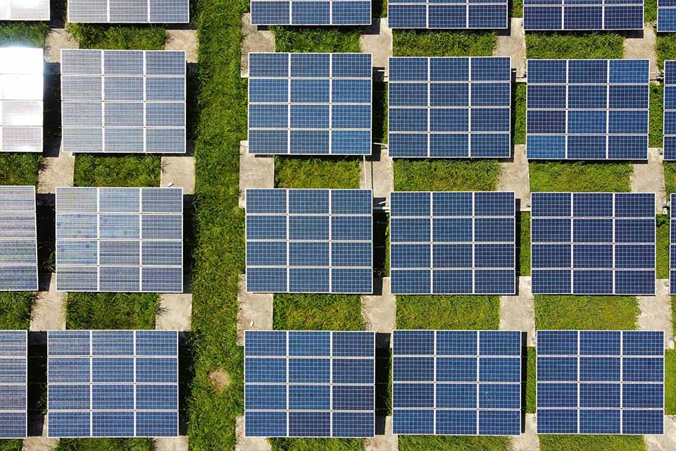 Solar Panels on ground Axovolt